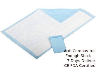 China Absorvente azul do ponto alto da cor do protetor descartável respirável do colchão fornecedor
