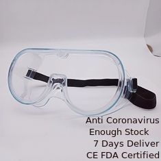 China Da lente feita sob encomenda protetora médica do PC do Eyewear do isolamento cor branca do quadro fornecedor