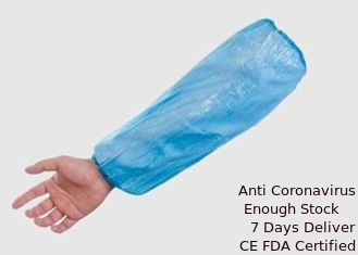 China A luva descartável do desgaste fácil cobre a higiene amigável da pele material do HDPE fornecedor
