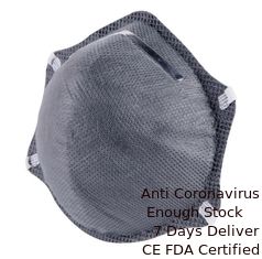 China O respirador de filtro descartável do carbono FFP2, 4 exerce a máscara de poeira descartável fornecedor