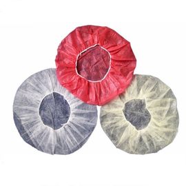O cabelo descartável livre do látex profissional tampa a forma Bouffant redonda de 10-60 G/M fornecedor
