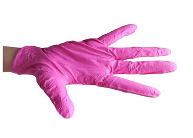 Luvas descartáveis curvadas da mão, luvas polis descartáveis com superfície Textured fornecedor
