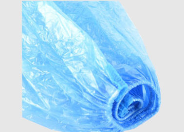 A luva descartável durável cobre a prova líquida material do PE para a segurança de Personl fornecedor