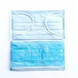 Máscaras do procedimento de Earloop, máscara protetora do isolamento de Dispsoable para a sala da beleza fornecedor