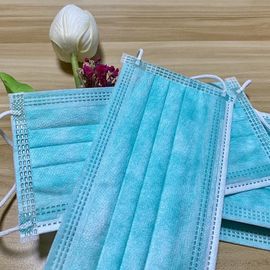 Peso descartável alto 20 x 22 X 25g da máscara protetora de Breathability para ambientes da higiene fornecedor