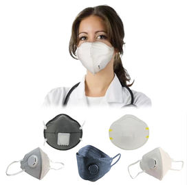 Máscara de respiração industrial Dustproof de dobramento protetora pessoal da máscara Ffp2 com válvula fornecedor