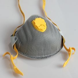 Máscara do silicone do respirador da poeira de N95 FFP2 baixa resistência expiratória da anti com válvula fornecedor